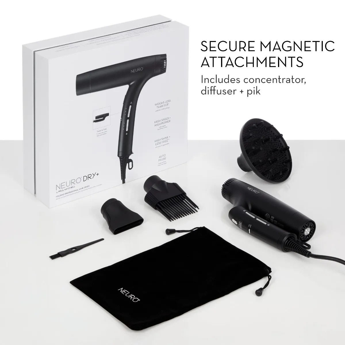 Paul Mitchell Neuro Dry+ Folding High-Velocity Hair Dryer