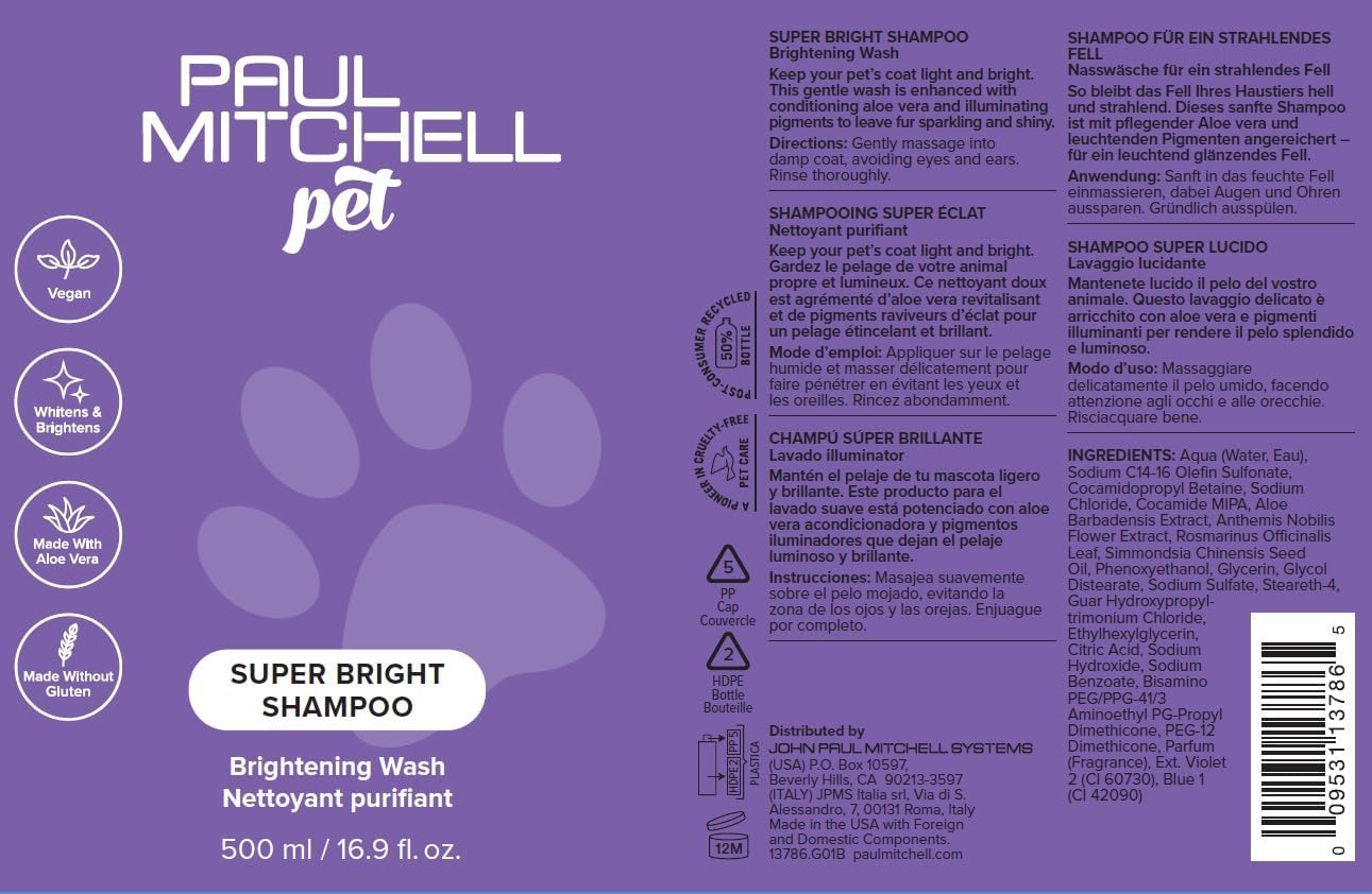 Paul Mitchell Super Bright Shampoo (Pet)