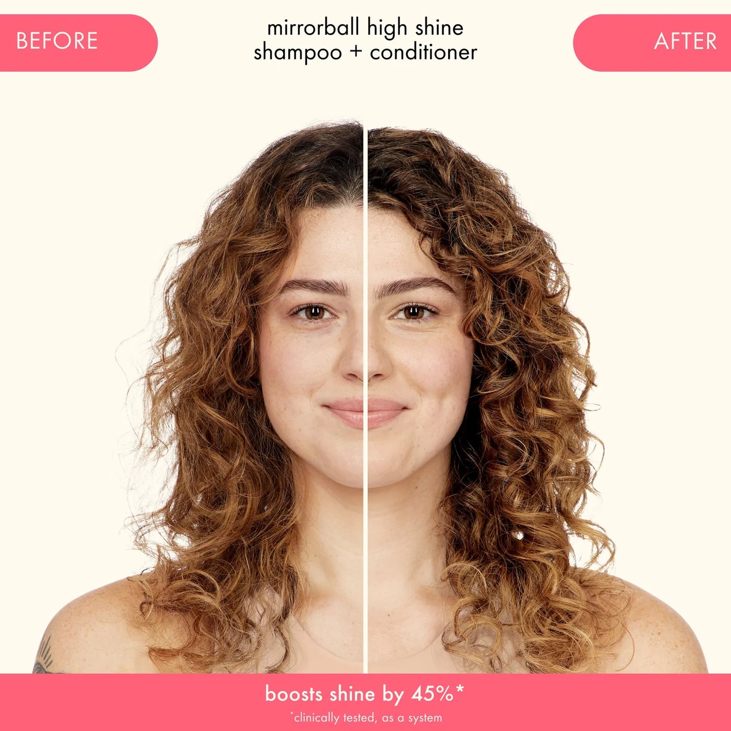 Amika Mirrorball High Shine + Protect Antioxidant Shampoo results