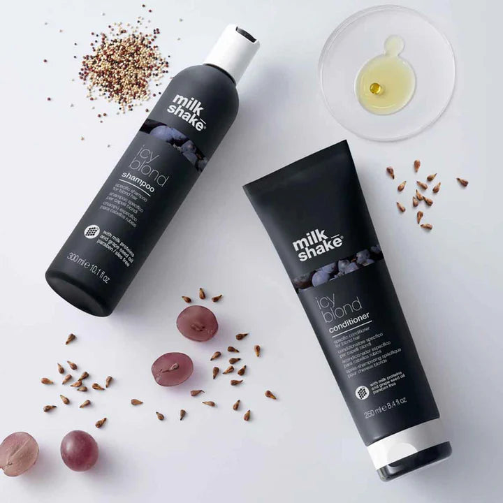 Salon Blissful - Milk_Shake Icy Blond Shampoo flat lay