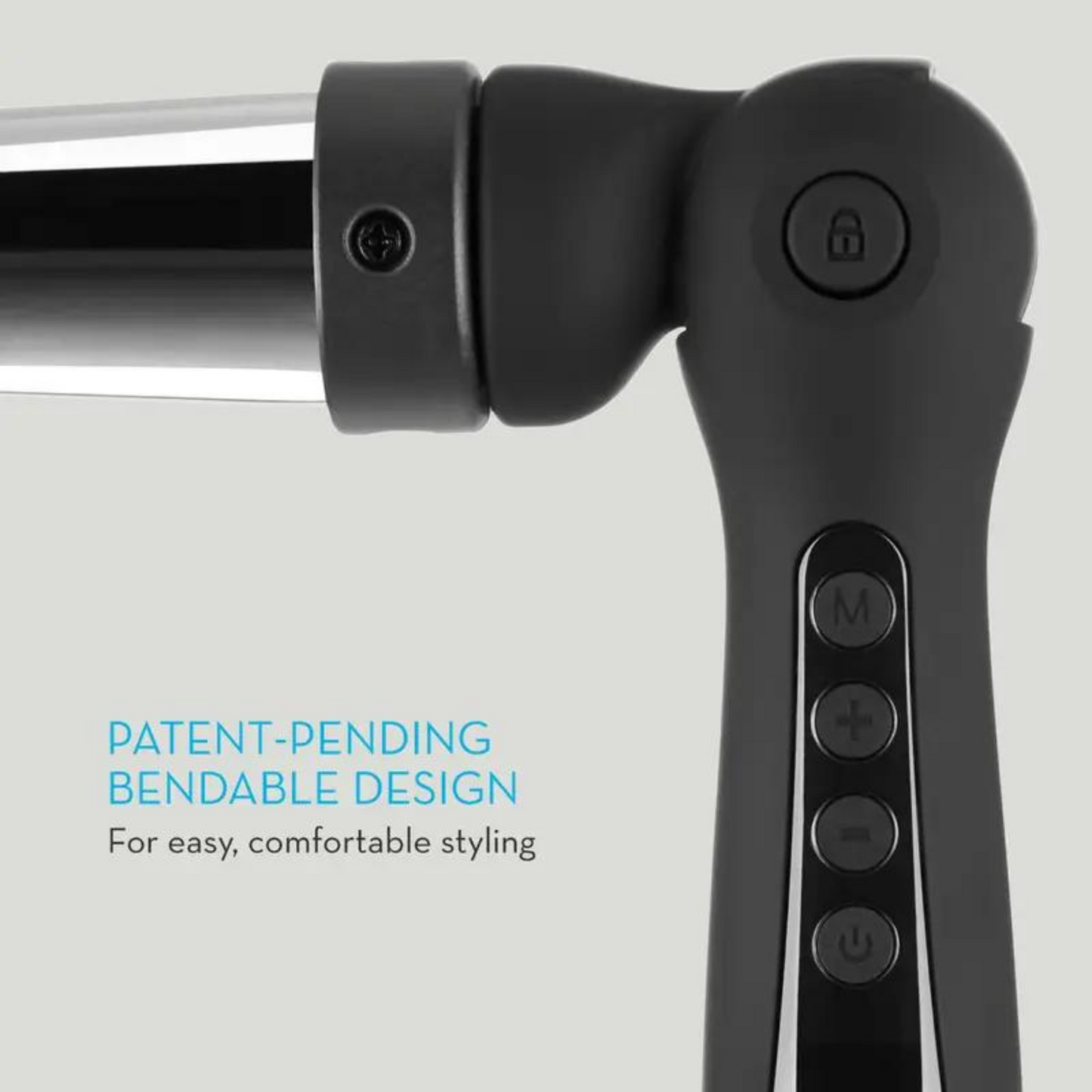 Salon Blissful - Paul Mitchell- Neuro Angle Bendable Titanium Curling Iron handle close up