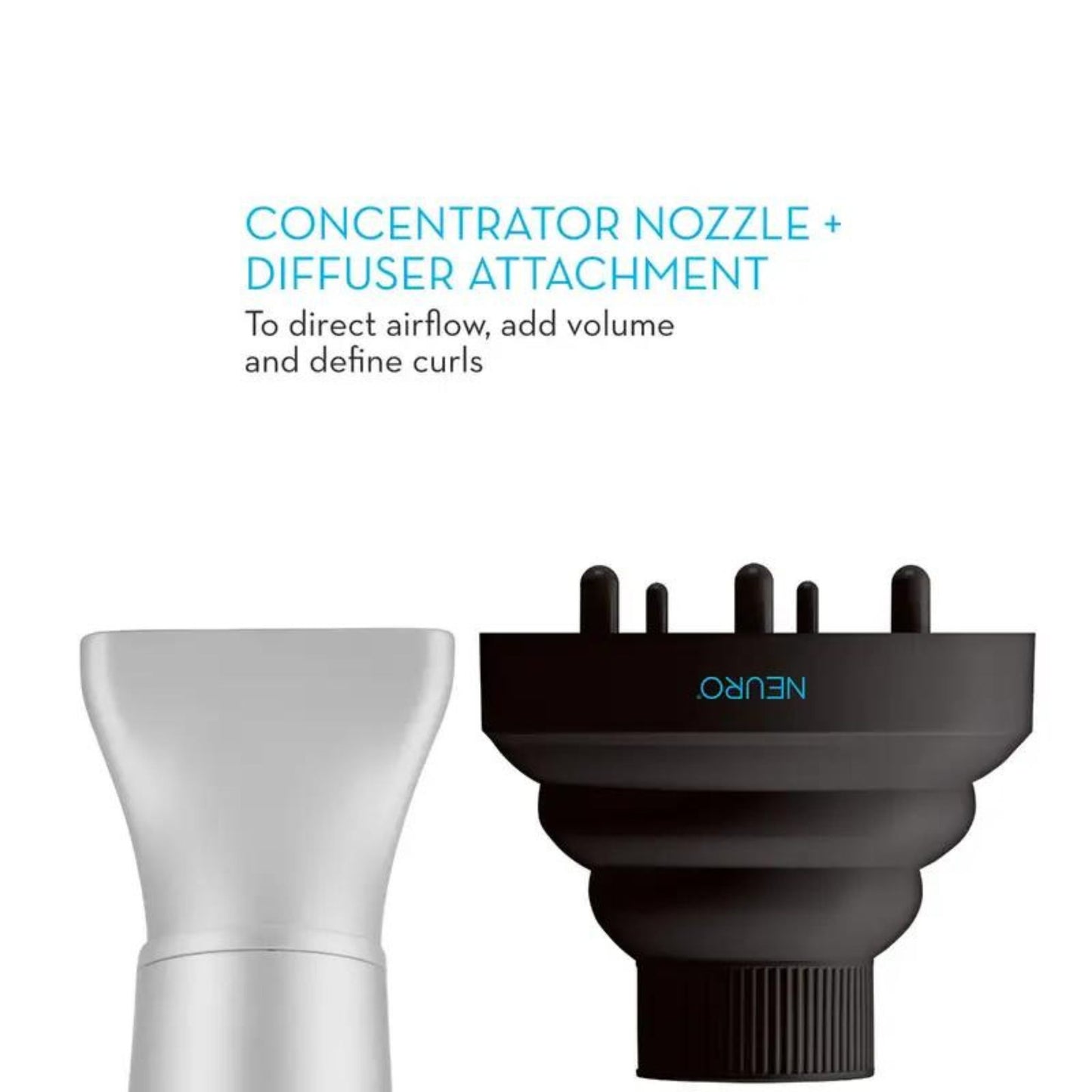 Salon Blissful - Paul Mitchell - Neuro Light Tourmaline Hair Dryer attachments