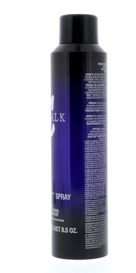 TIGI Bed Head Catwalk Your Highness Root Boost Spray for Lift and Texture ingredients
