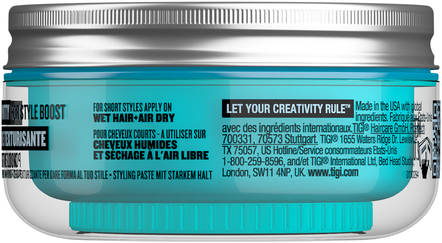 TIGI Bed Head Manipulator Paste Texturizing Putty with Firm Hold back
