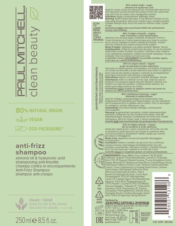 Paul Mitchell Clean Beauty Anti-Frizz Shampoo