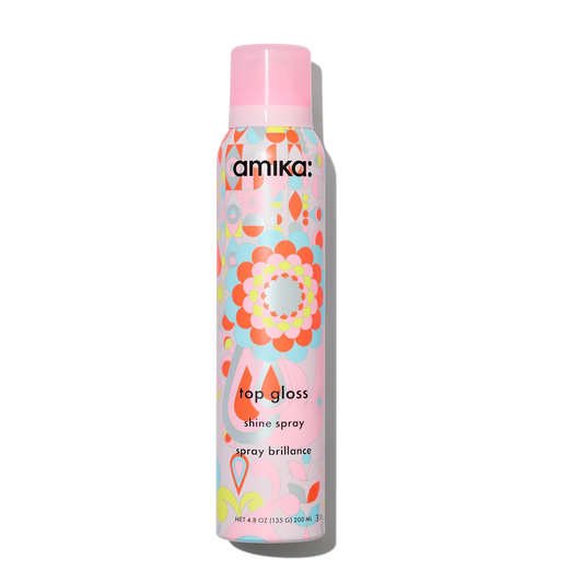 Amika Top Gloss Hair Shine Spray bottle