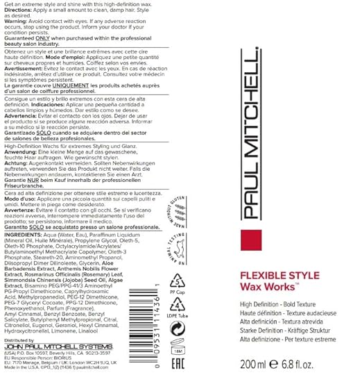 Paul Mitchell Wax Works Hair Gel