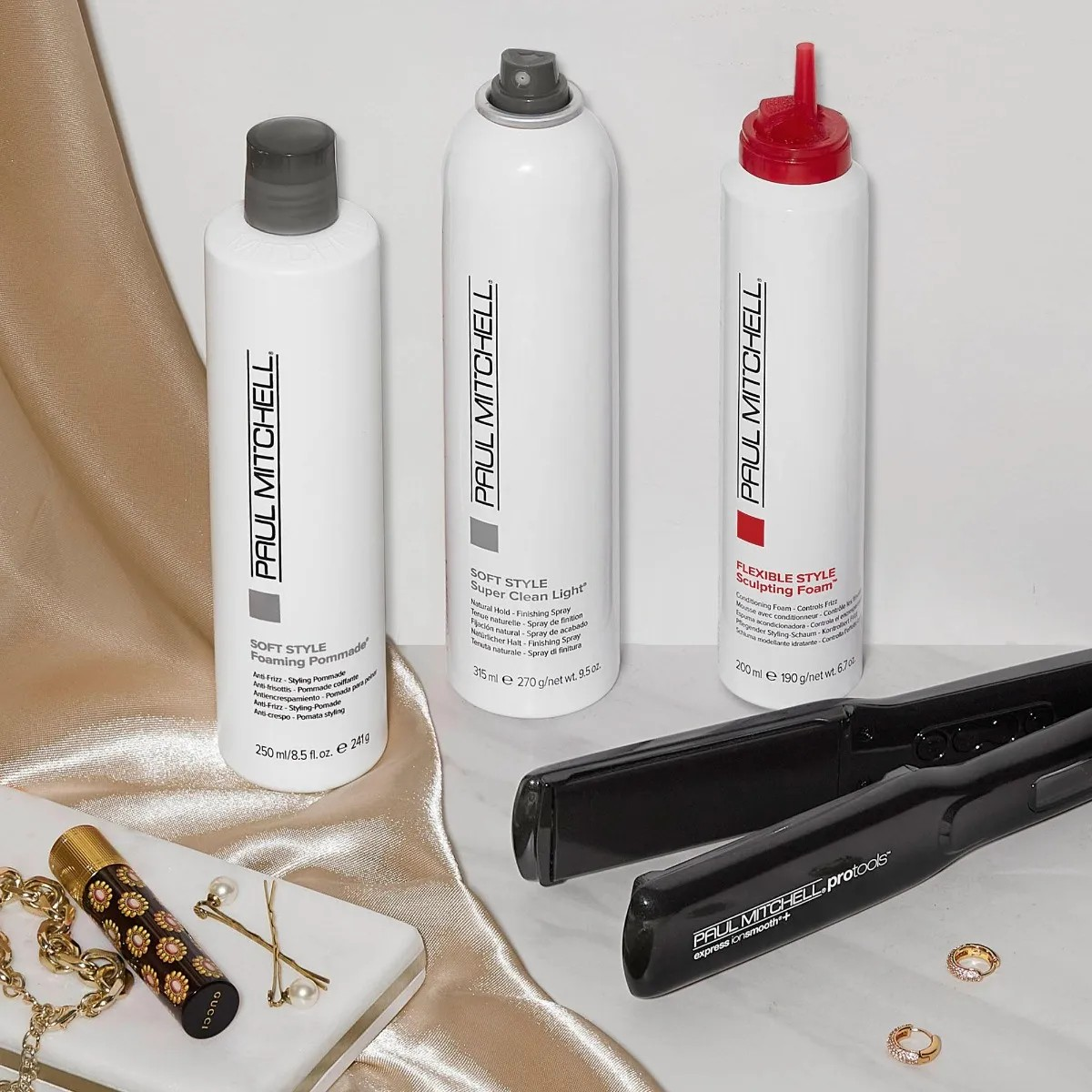 Paul Mitchell Super Clean Light Finishing Hairspray flatlay