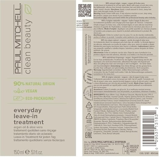 Paul Mitchell Clean Beauty Everyday Leave-In Treatment