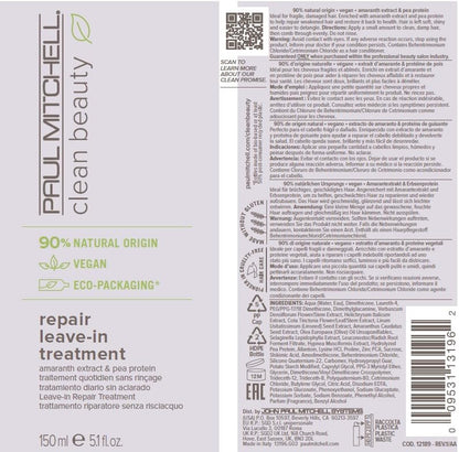 Paul Mitchell Clean Beauty Repair Leave-In Treatment
