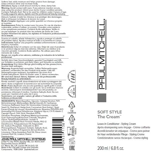 Paul Mitchell The Cream Conditioning Styling Cream