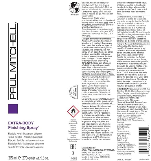 Paul Mitchell Extra-Body Finishing Spray