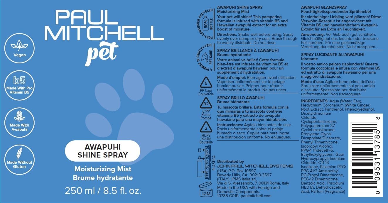 Paul Mitchell Awapuhi Shine Spray (Pet)
