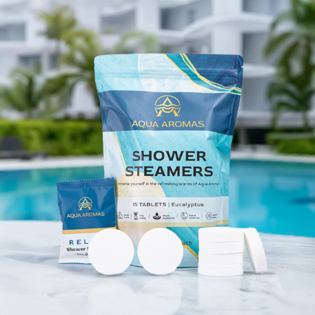 Aqua Aromas Shower Steamers - Aromatherapy Shower Bomb Steamers, 15 Pack