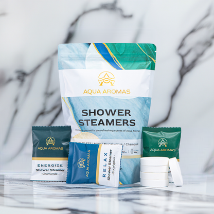 Aqua Aromas Shower Steamers - Aromatherapy Shower Bomb Steamers, 15 Pack