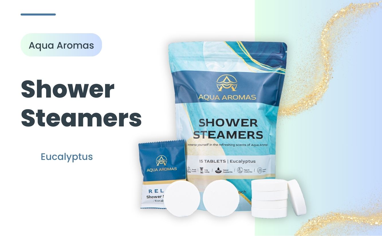 Aqua Aromas Shower Steamers - Aromatherapy Shower Bomb Steamers, 15 Pack