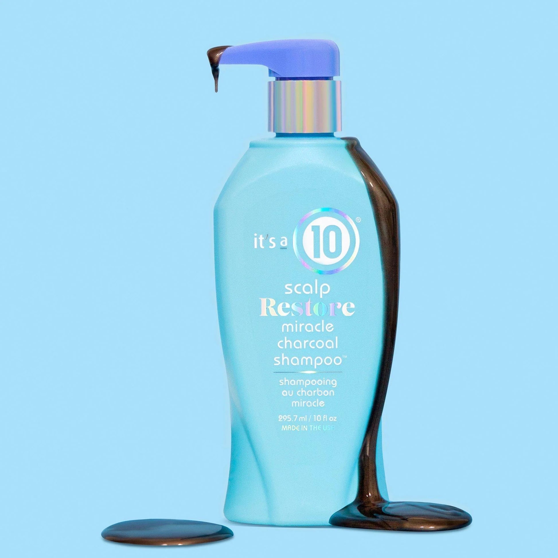 It's A 10 Scalp Restore Miracle Charcoal Shampoo product drip