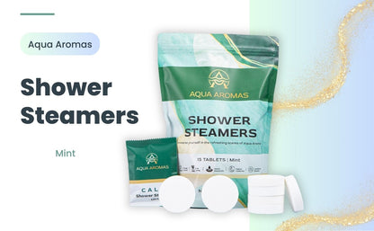 Aqua Aromas Shower Steamers - Aromatherapy Shower Bomb Steamers, 15 Pack