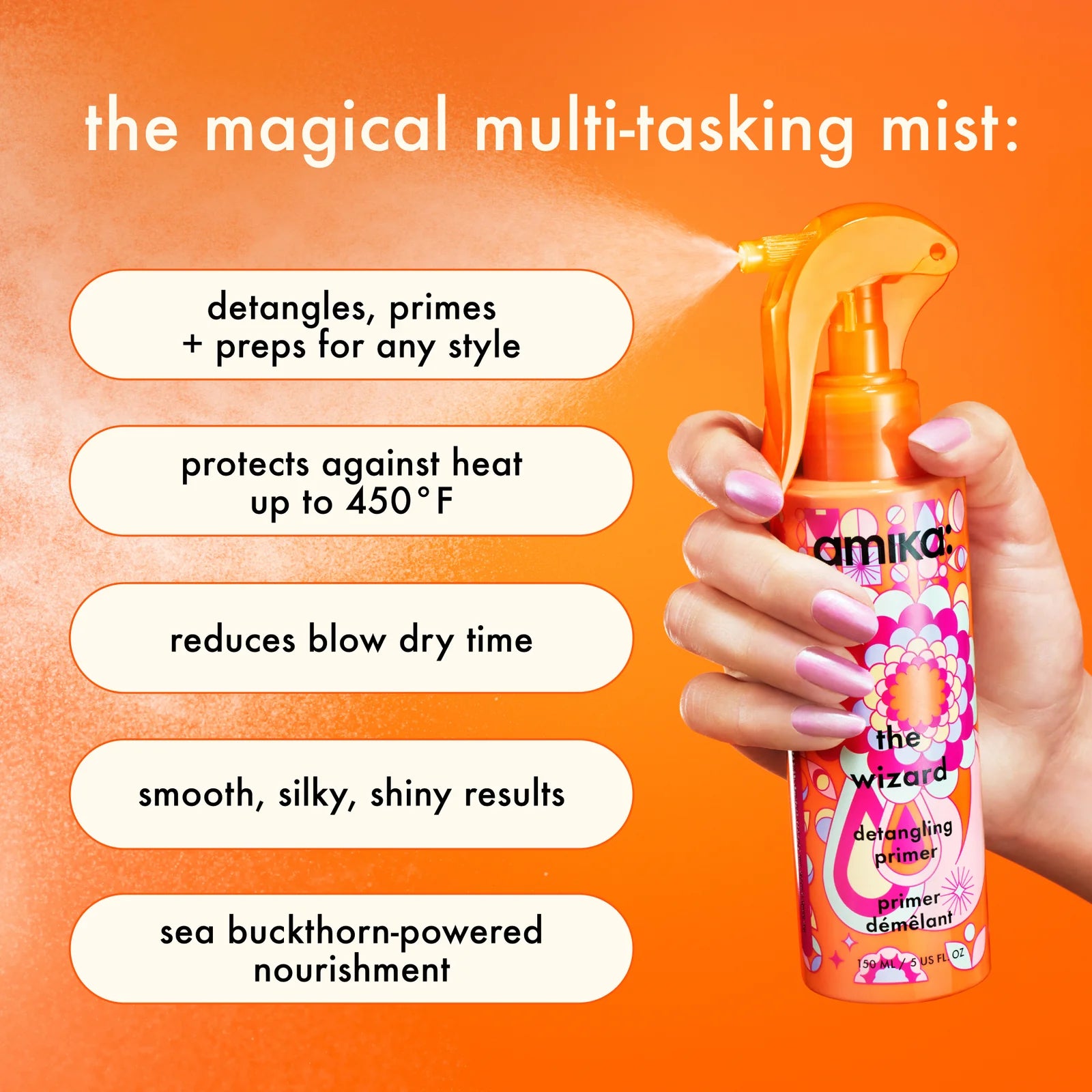 Salon Blissful - Amika The Wizard Detangling Primer- benefits