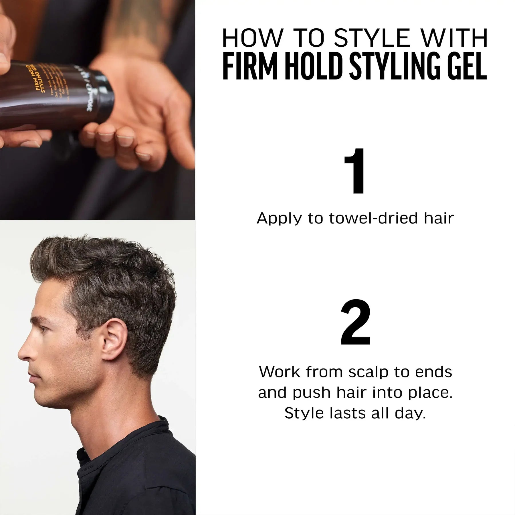 Salon Blissful -American Crew Firm Hold Styling Gel How To