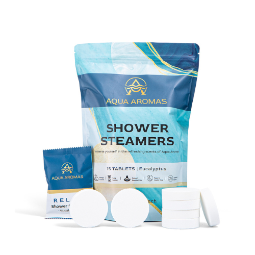 Aqua Aromas Shower Steamers - Aromatherapy Shower Bomb Steamers, 15 Pack