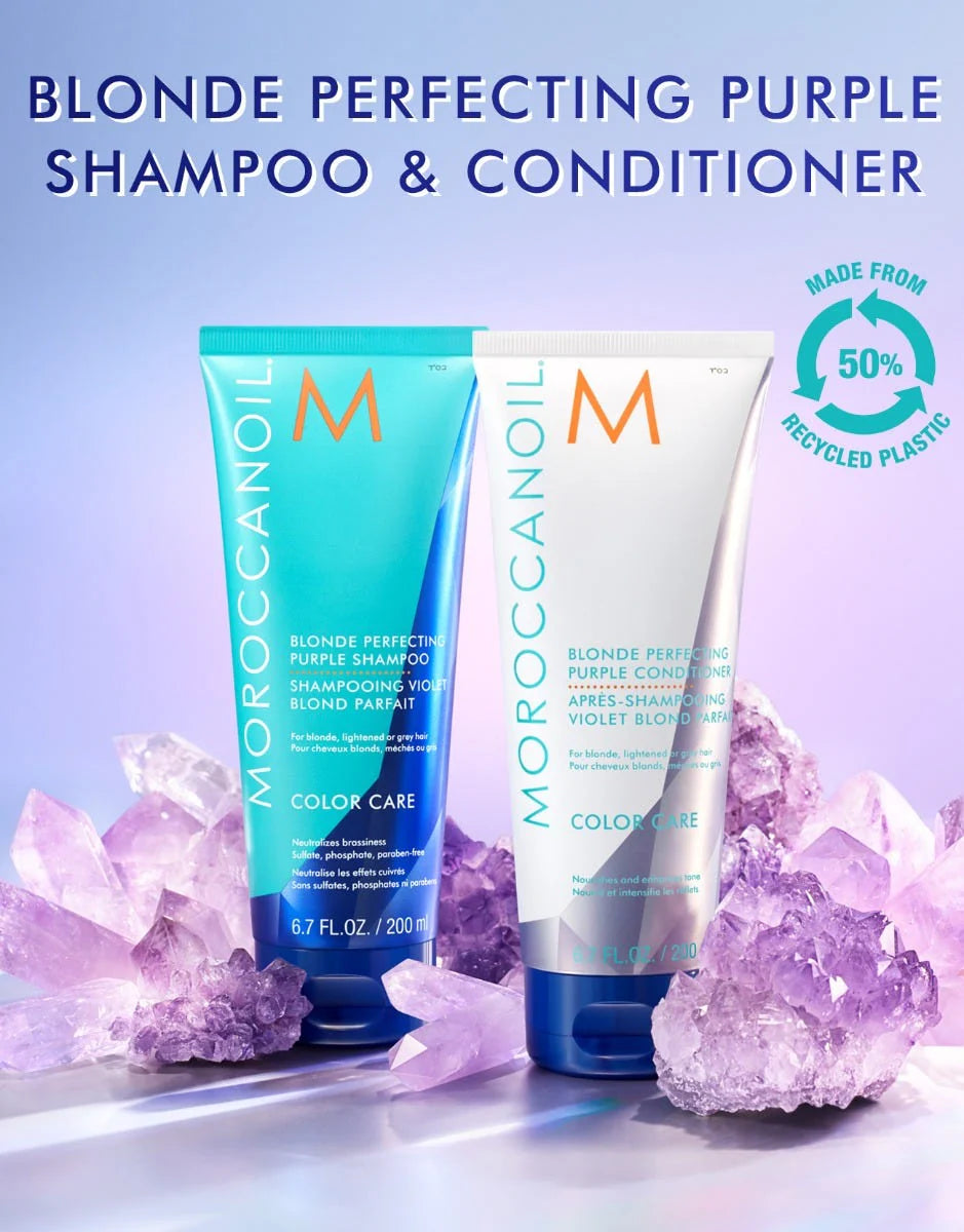 Salon Blissful -Moroccanoil - Blonde Perfecting Purple Shampoo