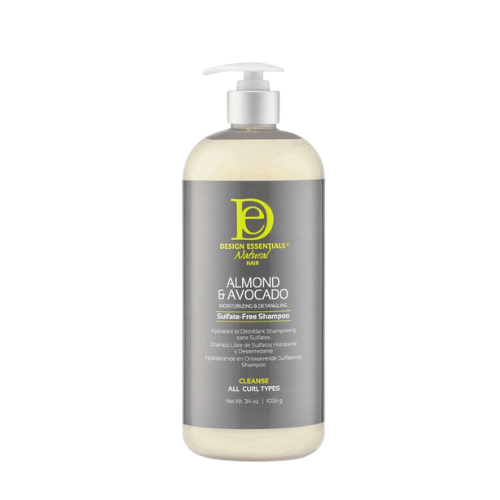 Design Essentials Almond & Avocado Moisturizing & Detangling Sulfate-Free Shampoo