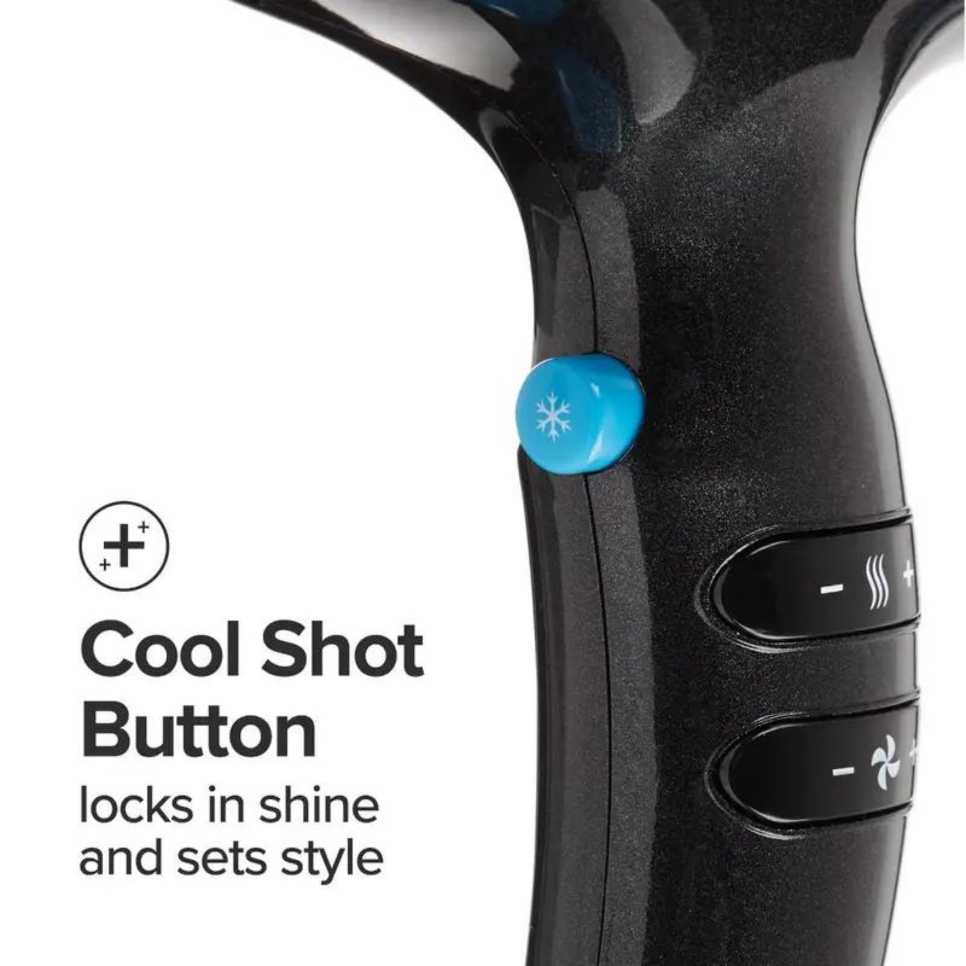 Express Ion Dry+ Hair Dryer - Salon Blissful - Paul Mitchell - cool shot button