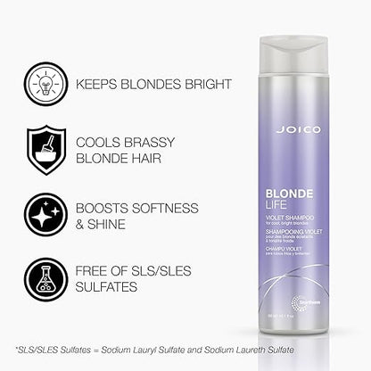  Salon Blissful - Joico Blonde Life Violet Shampoo for Cool, Bright Blondes benefits