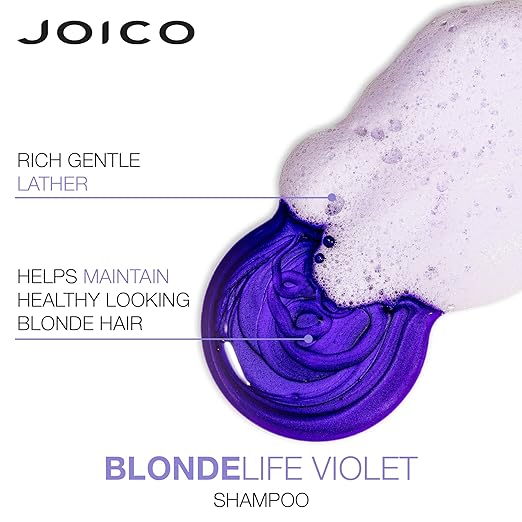  Salon Blissful - Joico Blonde Life Violet Shampoo for Cool, Bright Blondes flatlay