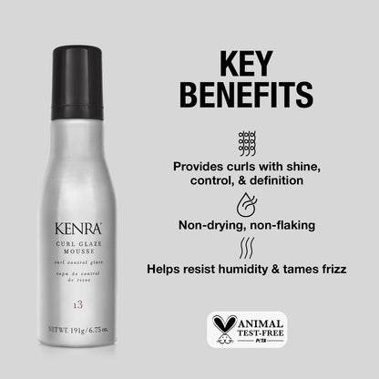 Salon Blissful - Kenra Curl Glaze Mousse 13 benefits 