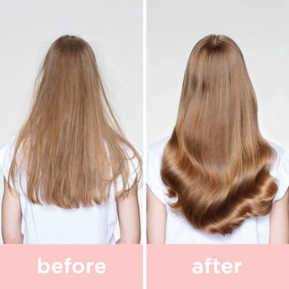 Salon Blissful - Milk_Shake Glistening Argan Oil before and after