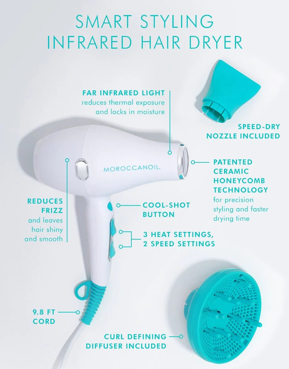 Salon Blissful -Moroccanoil -SMART STYLING INFRARED HAIR DRYER 