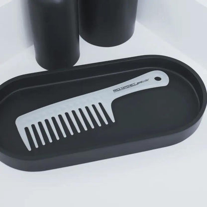 Salon Blissful - Paul Mitchell - Detangler Comb (with antimicrobial properties) - comb dislayed on black tray