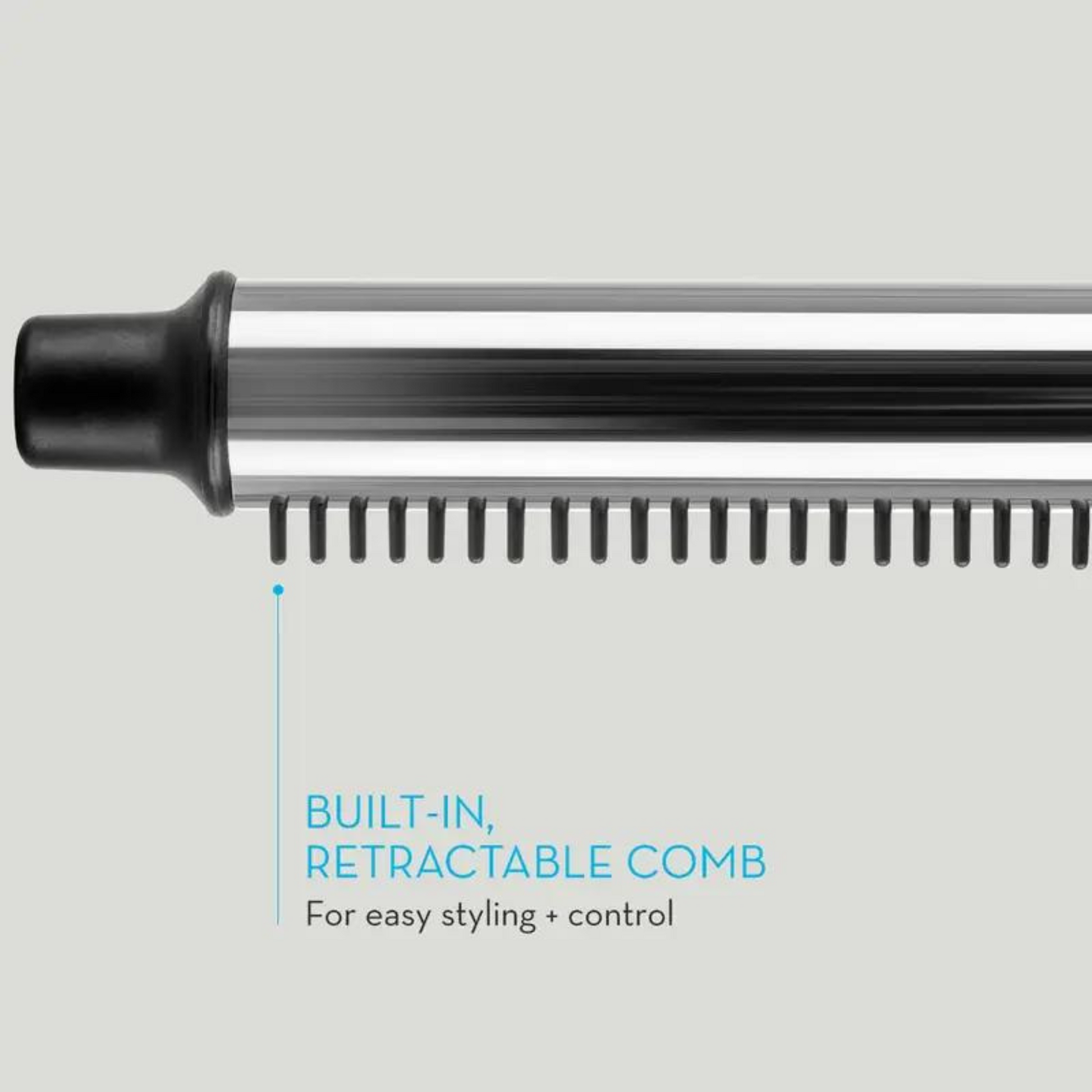 Salon Blissful - Paul Mitchell- Neuro Guide Titanium Curling Iron With Built-In Comb close up