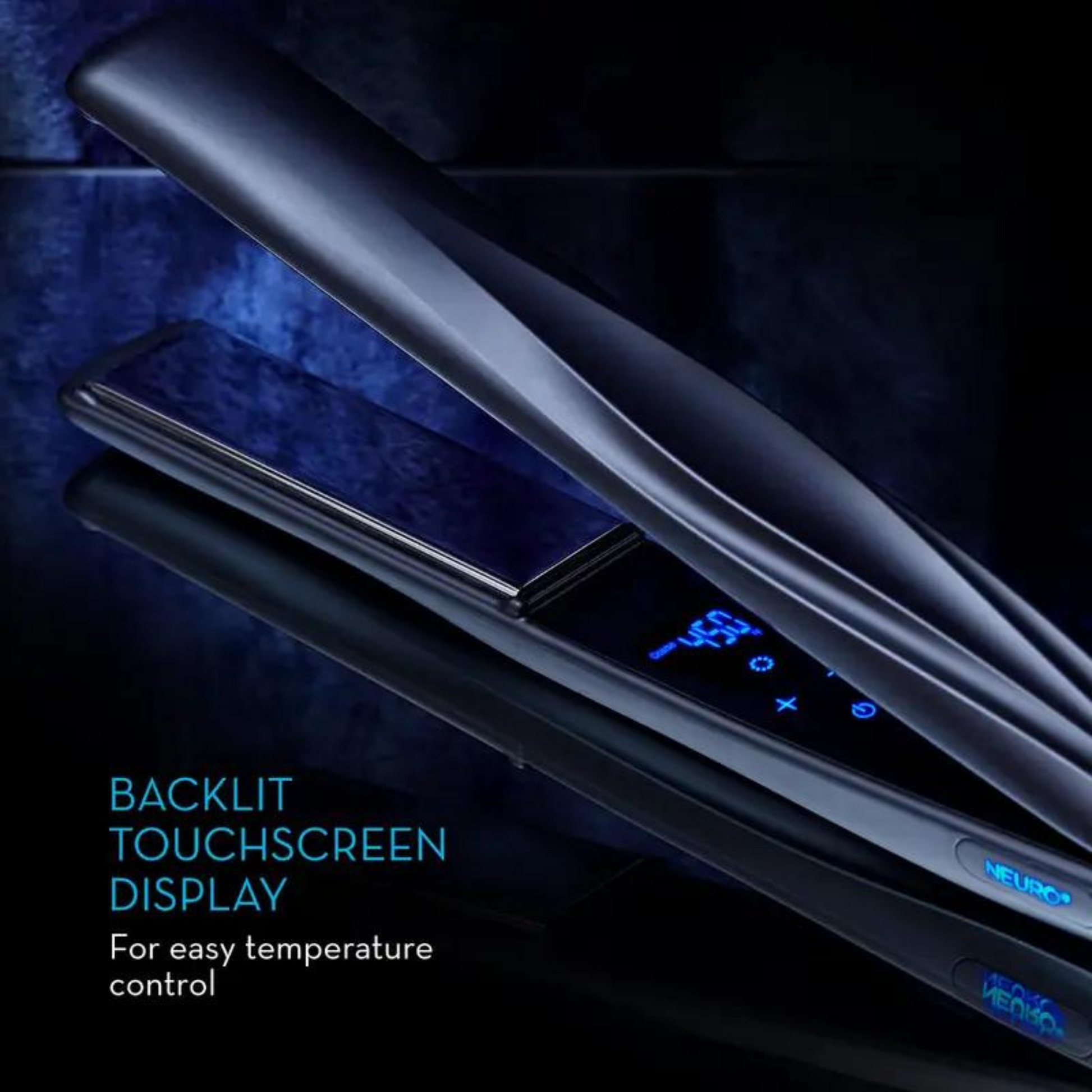 Salon Blissful - Paul Mitchell- Neuro Halo Titanium Flat Iron- backlit touchscreen