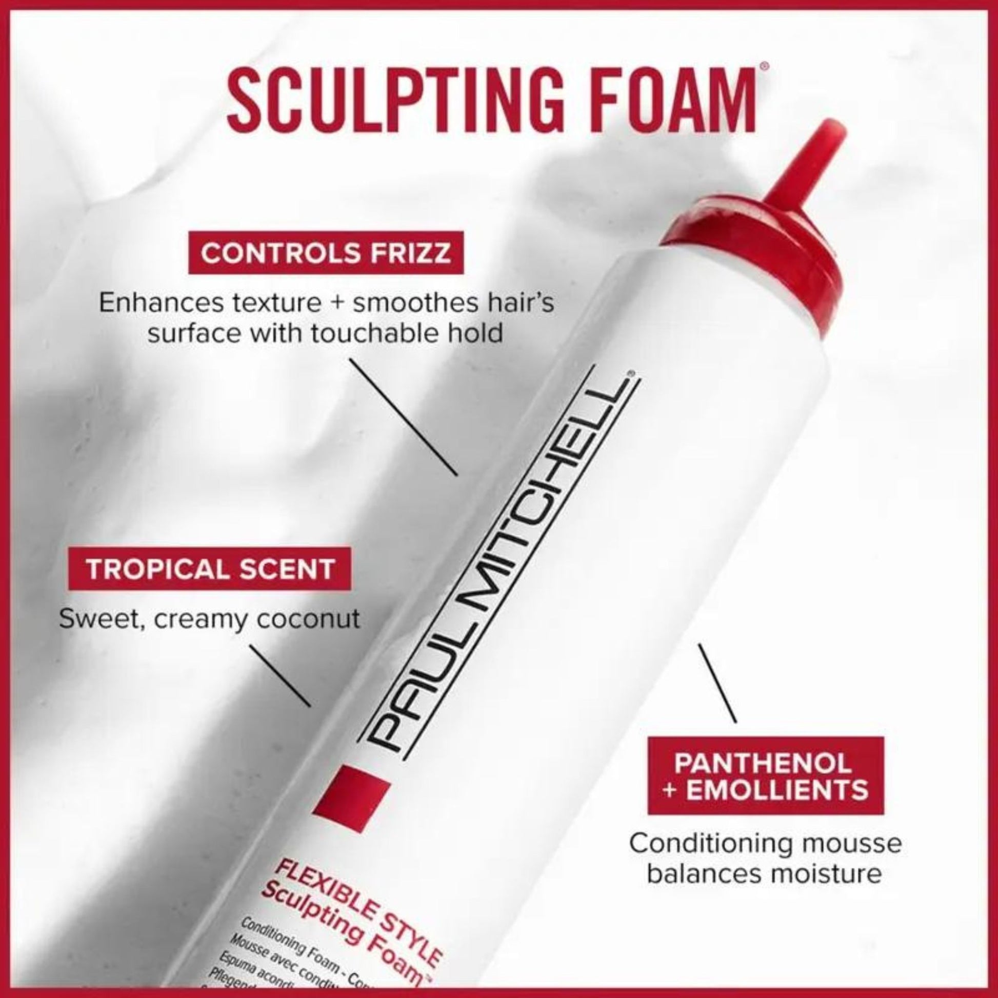 Sculpting Foam - Salon Blissful - Paul Mitchell - product facts