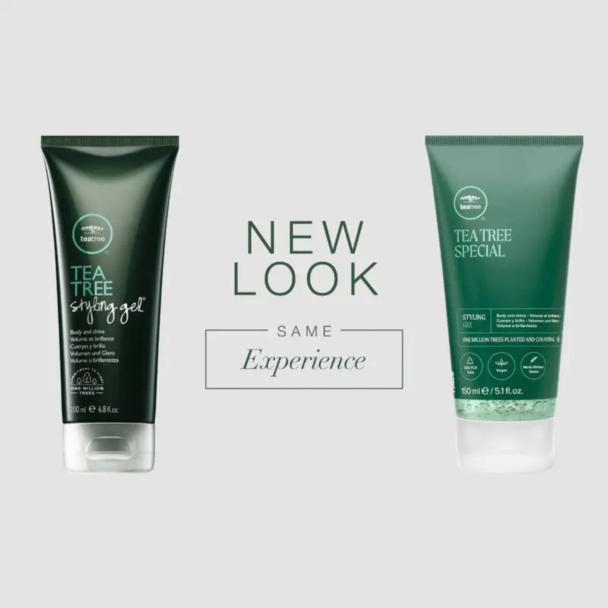 Salon Blissful -Paul Mitchell- Tea Tree Styling Gel packaging update