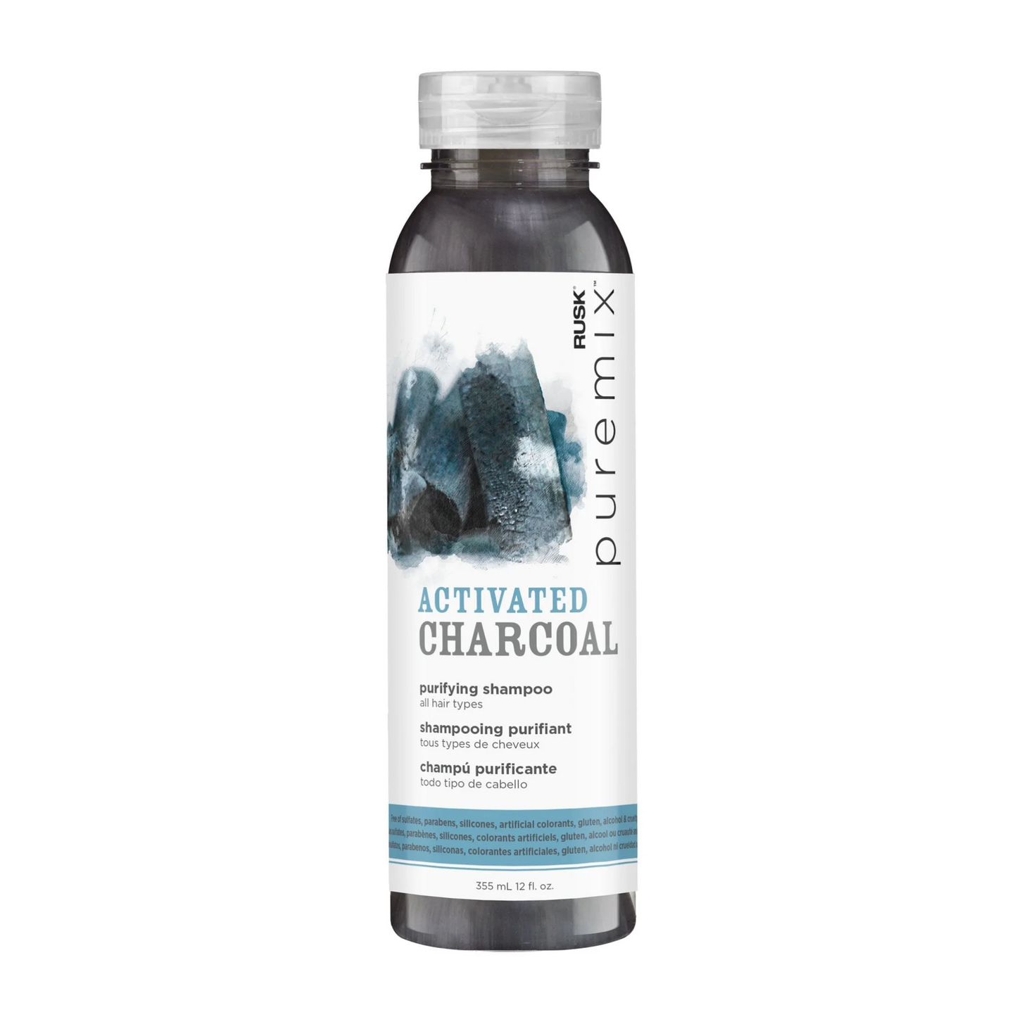 RUSK PUREMIX Activated Charcoal Purifying Shampoo