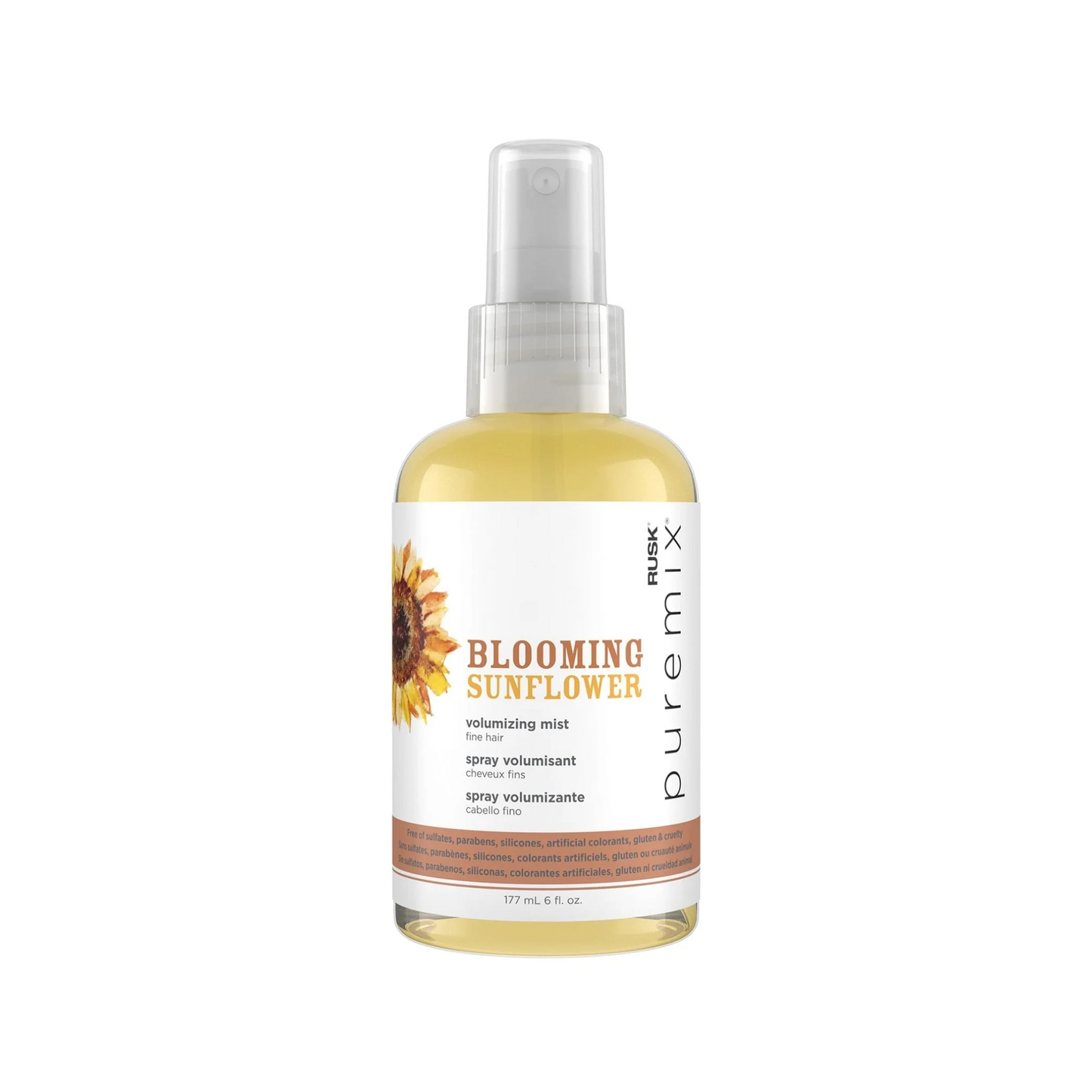 Salon Blissful -RUSK PUREMIX Blooming Sunflower Volumizing Mist