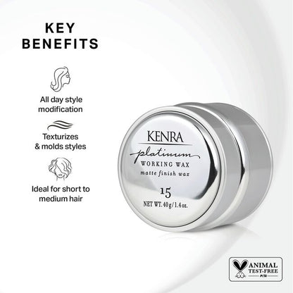 Salon Blissful Kenra Platinum Working Wax 15 benefits