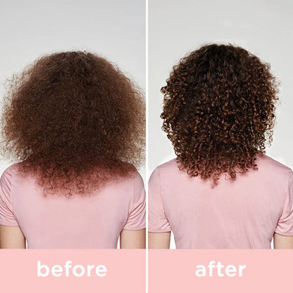 Salon Blissful Milk_Shake Curl Passion Leave In before and after