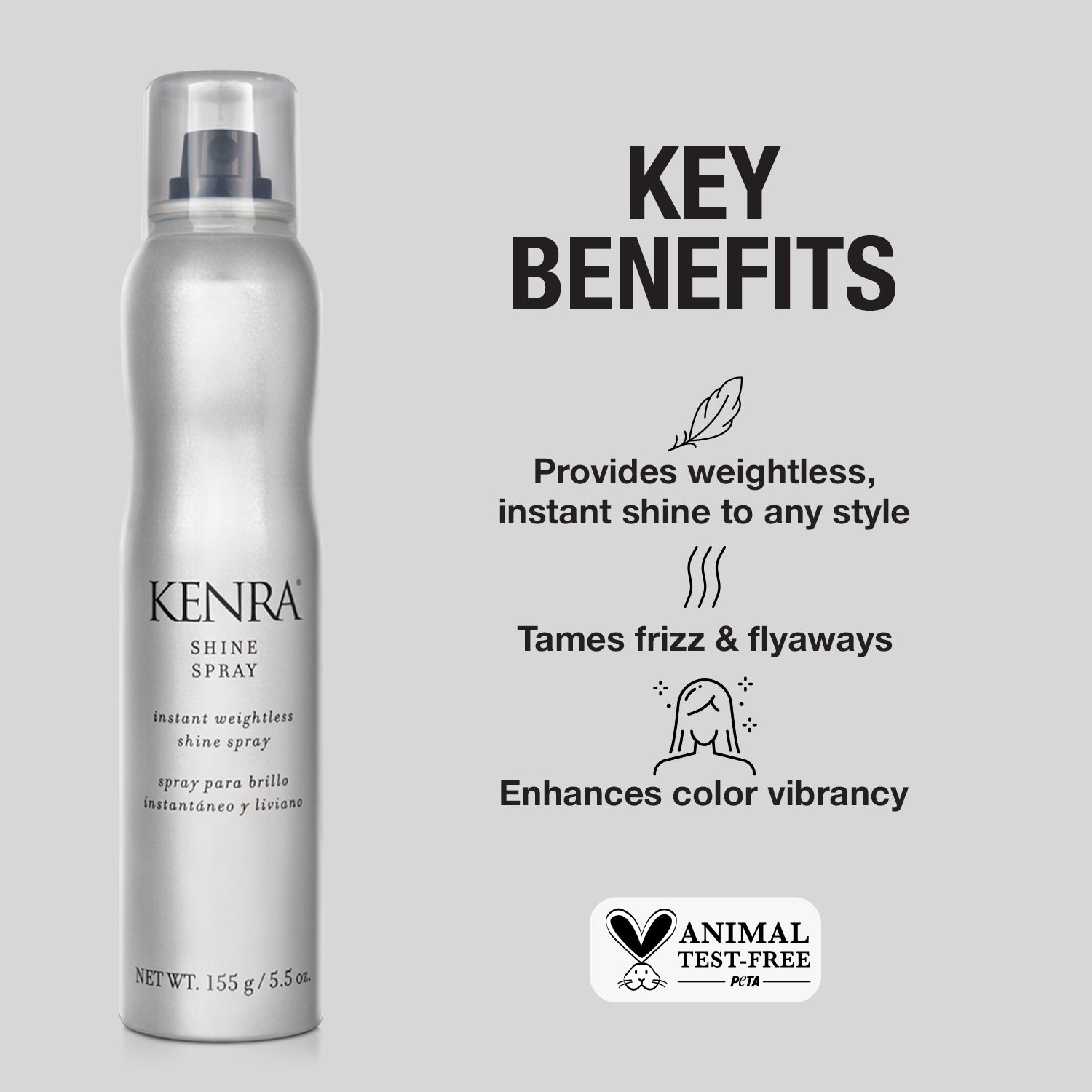 Salon Blissful Kenra Shine Spray benefits