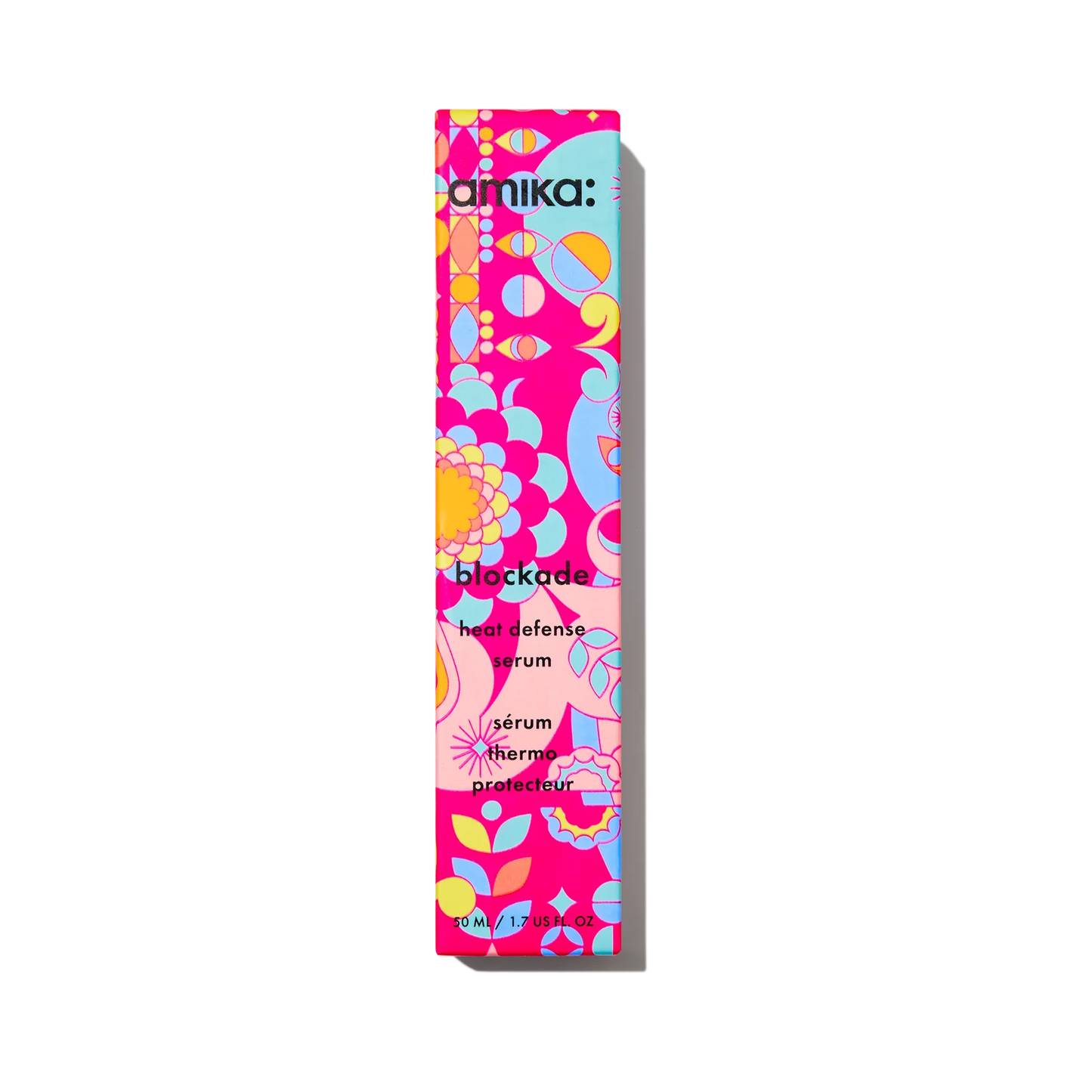 Amika Blockade Heat Defense Hair Serum-package