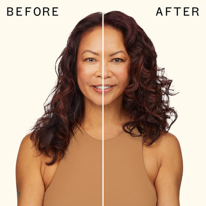 Salon Blissful - Amika power hour before and after