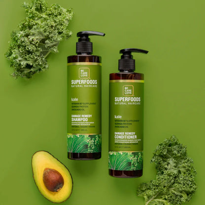 Be Care Love SuperFoods Kale Damage Detox Shampoo
