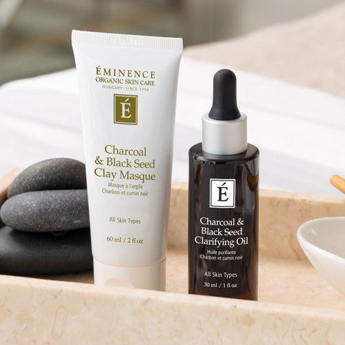 Eminence Charcoal & Black Seed Clarifying Oil tray