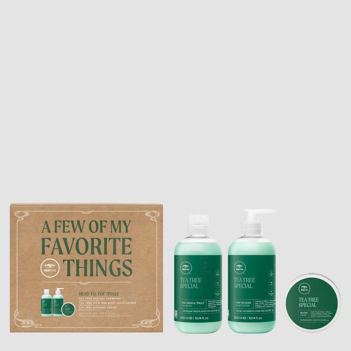 Paul Mitchell Tea Tree Head To Toe Tingle - A Few Of My Favorite Things Gift Set