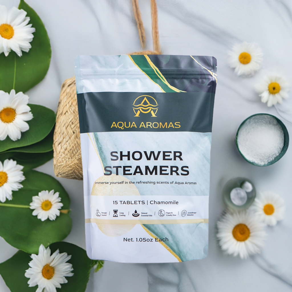 Aqua Aromas Shower Steamers - Aromatherapy Shower Bomb Steamers, 15 Pack