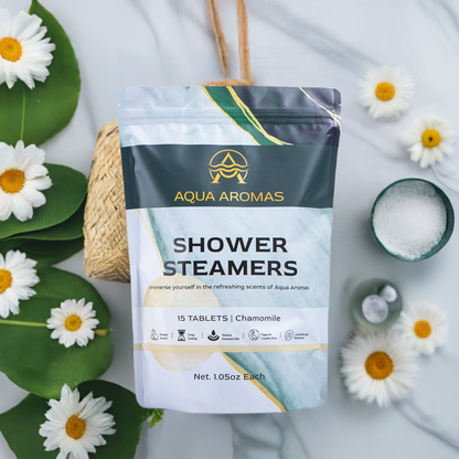 Aqua Aromas Shower Steamers - Aromatherapy Shower Bomb Steamers, 15 Pack